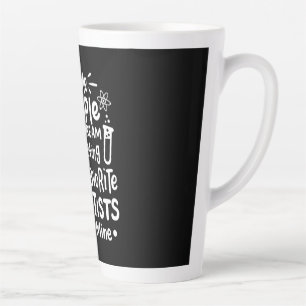 Tasse Latte Don de scientifique   J'Enseigne les scientifiques