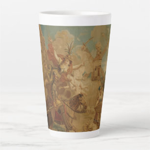 Tasse Latte Don Quichotte guidé par la Folie, tapisserie du XV