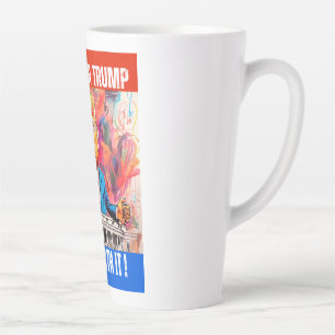 TASSE LATTE DONALD TRUMP - J'AI VOTÉ POUR TRUMP, ALORS FAITES-