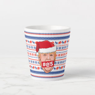 Tasse Latte DONALD TRUMP Noël en colère