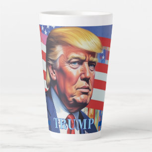 Tasse Latte Donald Trump Pop Art