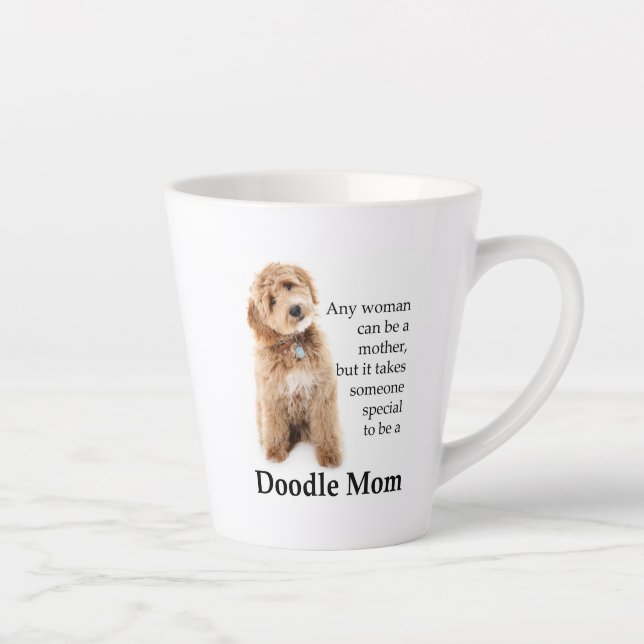 Tasse Latte Doodle Chien Maman (Droite)