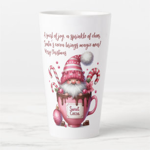 Tasse Latte Doux Père Noël Gnome au Cacao