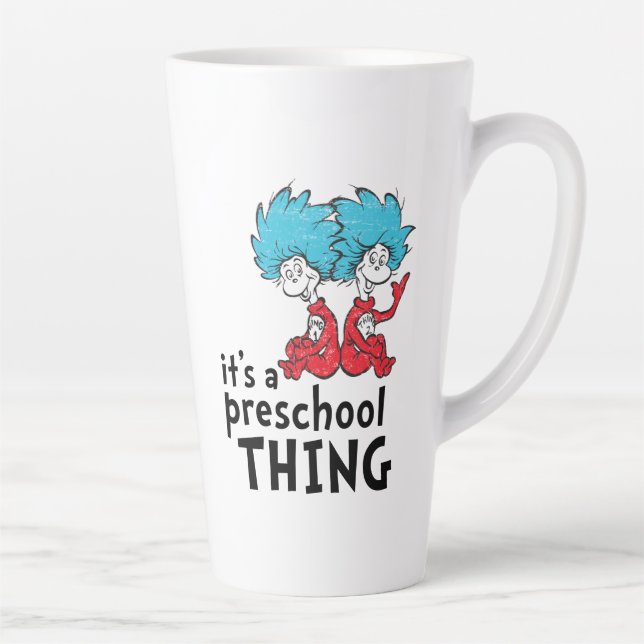 Tasse Latte Dr. Seuss | Enseignant C'est Une Chose De Maternel (Droite)