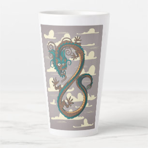 Tasse Latte Dragon Chinois