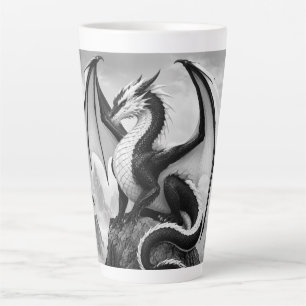 Tasse Latte Dragon de la Flamme de l'Ombre
