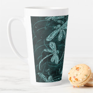 Tasse Latte Dragonfly Disco Midnight Blue