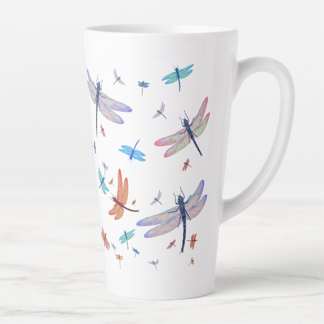 Tasse Latte Dragonfly Dragonflies (Droite)