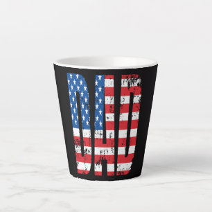 Tasse Latte drapeau american dad