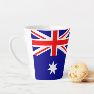 Tasse Latte Drapeau australien