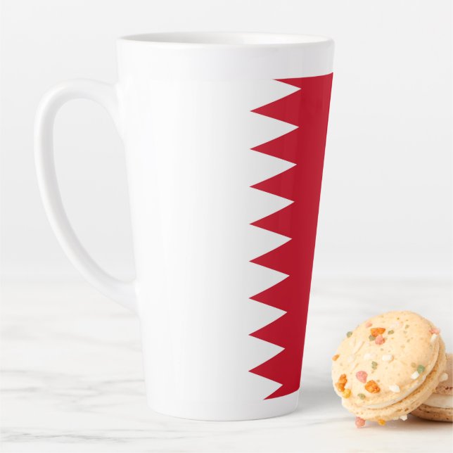 Tasse Latte Drapeau de Bahreïn (En situation)