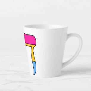 Tasse Latte Drapeau de Fierté Pan Chai