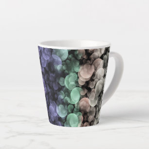 Tasse Latte Drapeau de fierté Uingender Groovy Boho Bulles Écl