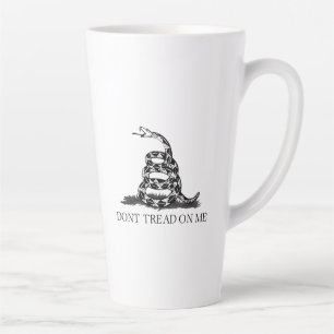 Tasse Latte Drapeau de Gadsden Ne Marchez pas sur Moi Libertai