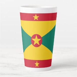 Tasse Latte Drapeau de la Grenade