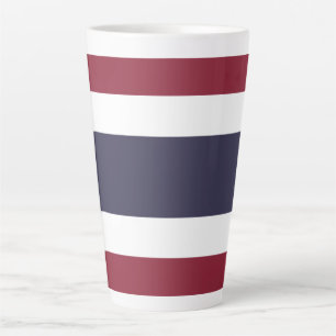 Tasse Latte Drapeau de la Thaïlande