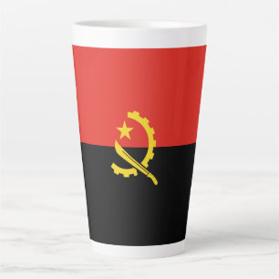 Tasse Latte Drapeau de l'Angola