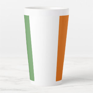 Tasse Latte Drapeau de l'Irlande