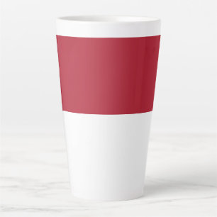 Tasse Latte Drapeau de Monaco