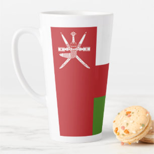 Tasse Latte Drapeau d'Oman