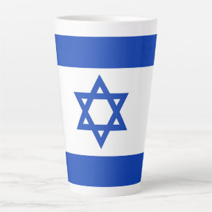 Tasse Latte Drapeau Israël