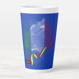 Tasse Latte Drapeau italien