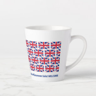 Tasse Latte Drapeau patriotique Union Jack UK Hospitality