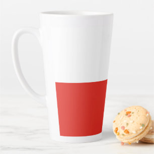 Tasse Latte Drapeau polonais