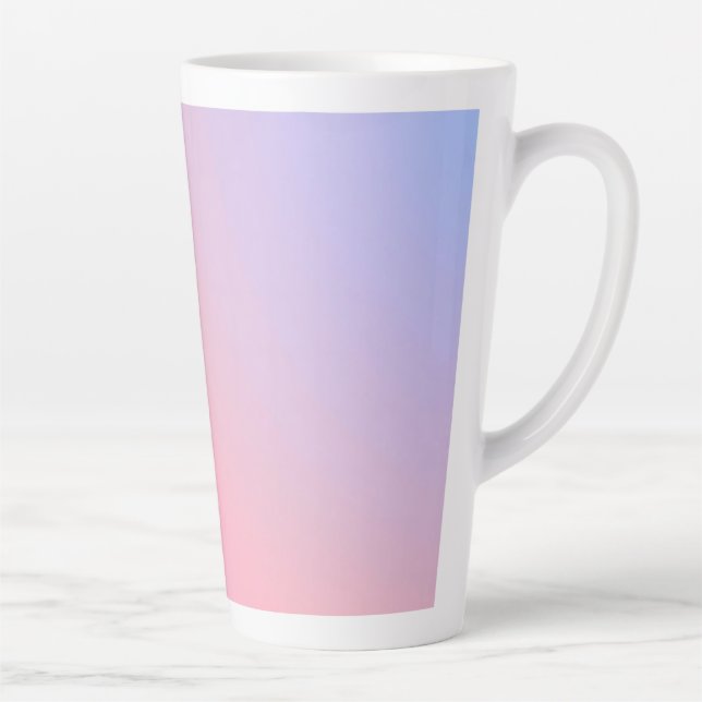 Tasse Latte Dreamy Cotton Candy Pastel Gradient (Droite)