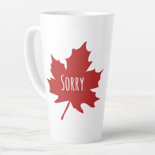 Tasse Latte Drôle Canadien