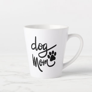 Tasse Latte Drôle Chien Paw Chien Maman