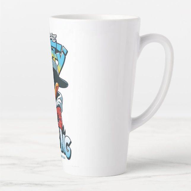 Tasse Latte Drôle dessin (Droite)