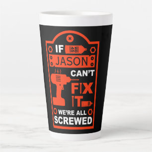 Tasse Latte Drôle do-it-yourself réparer la réparation