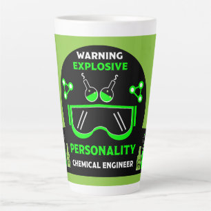 Tasse Latte Drôle Ingénieur Chimique Cadeaux
