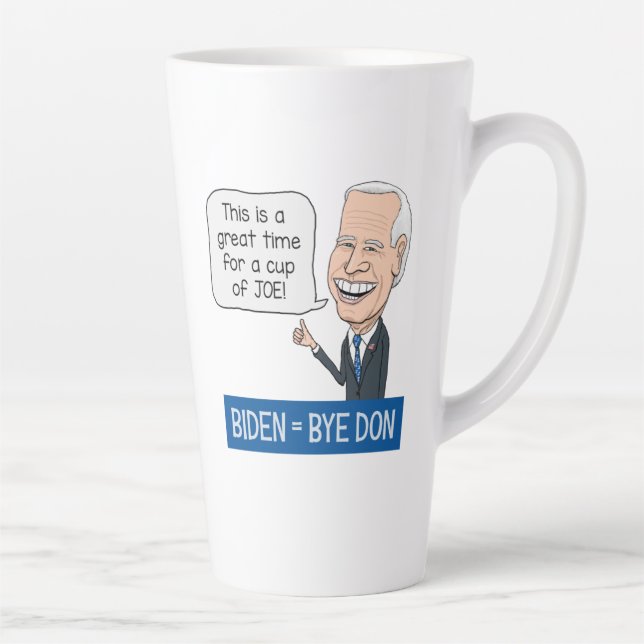 Tasse Latte Drôle Joe Biden Cup de Joe (Droite)