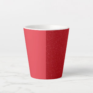 Tasse Latte Duo Rouge Tomate Personnalisée