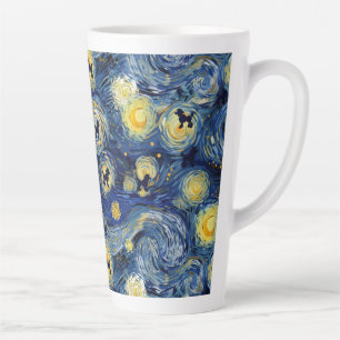 Tasse Latte Écharpe pour chien motif caniche mignon