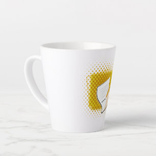 Tasse Latte Écriture Lover