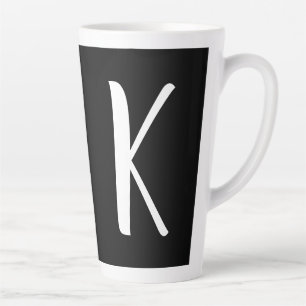 TASSE LATTE ÉCRITURE MONOGRAMME