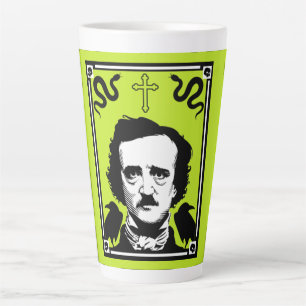 Tasse Latte Edgar Allan Poe Anniversaire 19 janvier