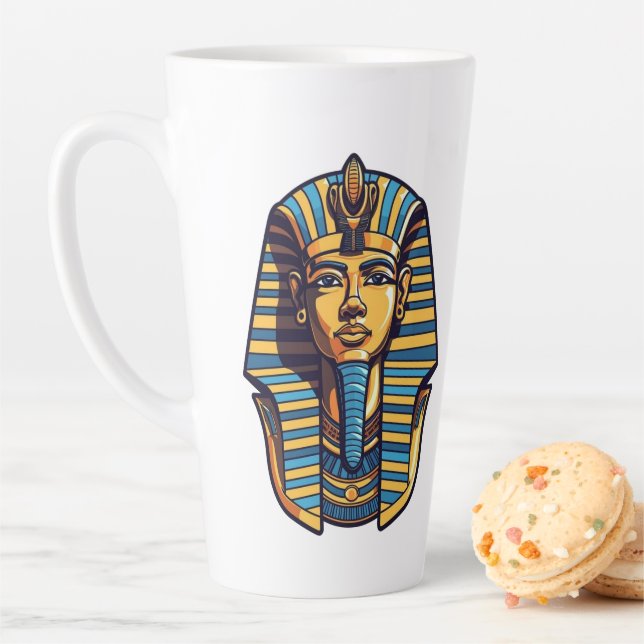 Tasse Latte Egyptian art  (En situation)