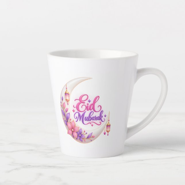 Tasse Latte Eid Mubarak  (Droite)
