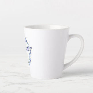 Tasse Latte Élégance silencieuse, style gras
