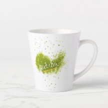 Elegant Matcha latte cup