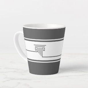 Tasse Latte Élégant Minimaliste