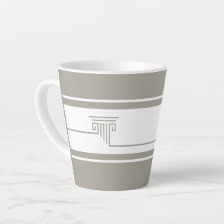 Tasse Latte Élégant Minimaliste