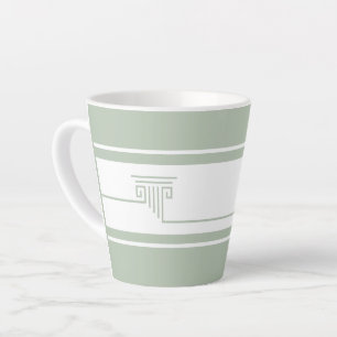 Tasse Latte Élégant Moderne