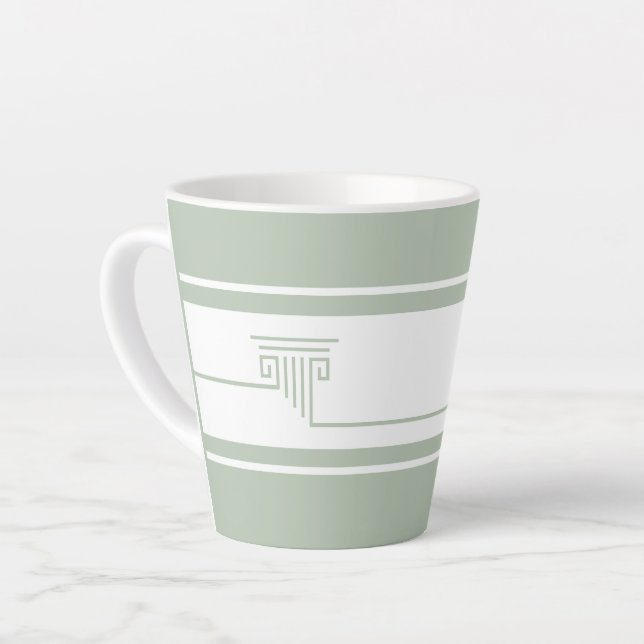 Tasse Latte Élégant Moderne (Angle gauche)