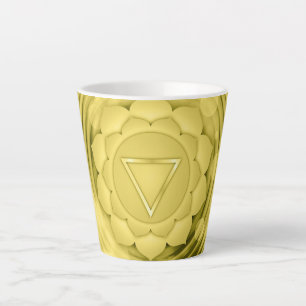 Tasse Latte Elégant or Chakra Zen Yoga méditation spirituelle