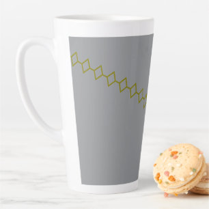Tasse Latte Elegant SilverFog Flow n'est pas une phrase compl